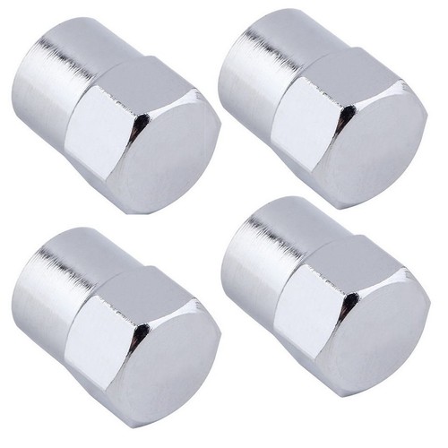 Chrome metal alloy wheel dust - chrome,
